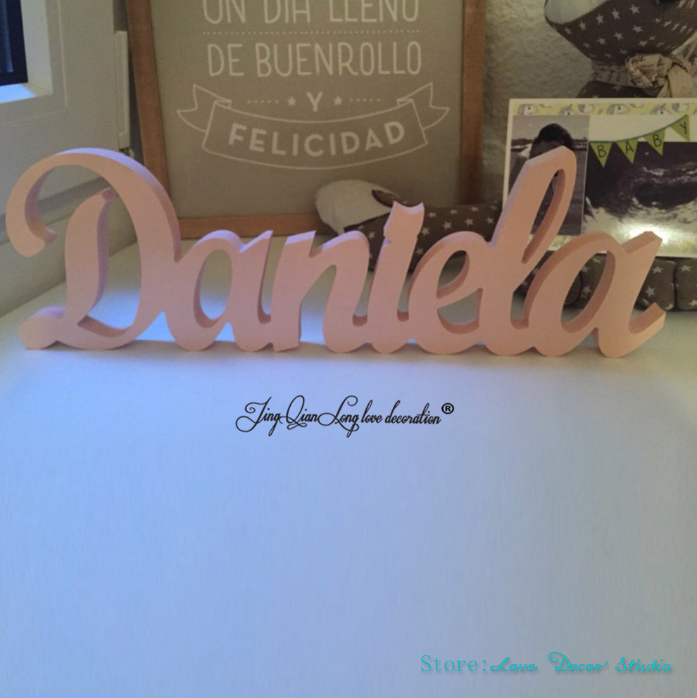 Desk Setup Modern - Laser Cut Names Wedding Signs, Personalized
