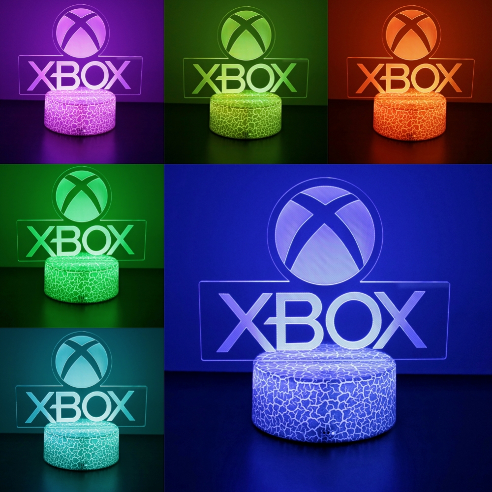 Gaming Desk Setup Xbox - Gaming Lamp 3D Night Light For