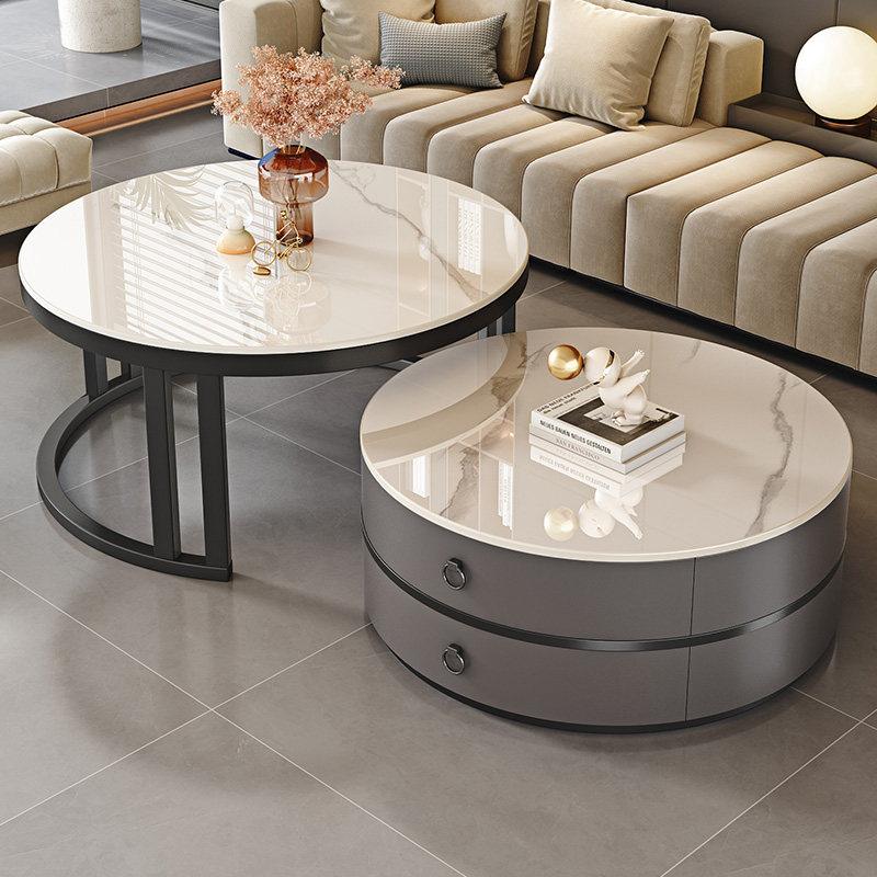 Desk Setup Modern - Rock slab coffee table living room
