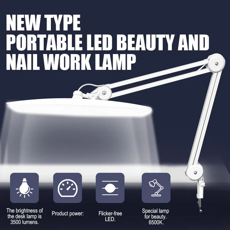 24W LED Desk Lamp with Clam 19 – Desk Setup Modern recenzja i cena