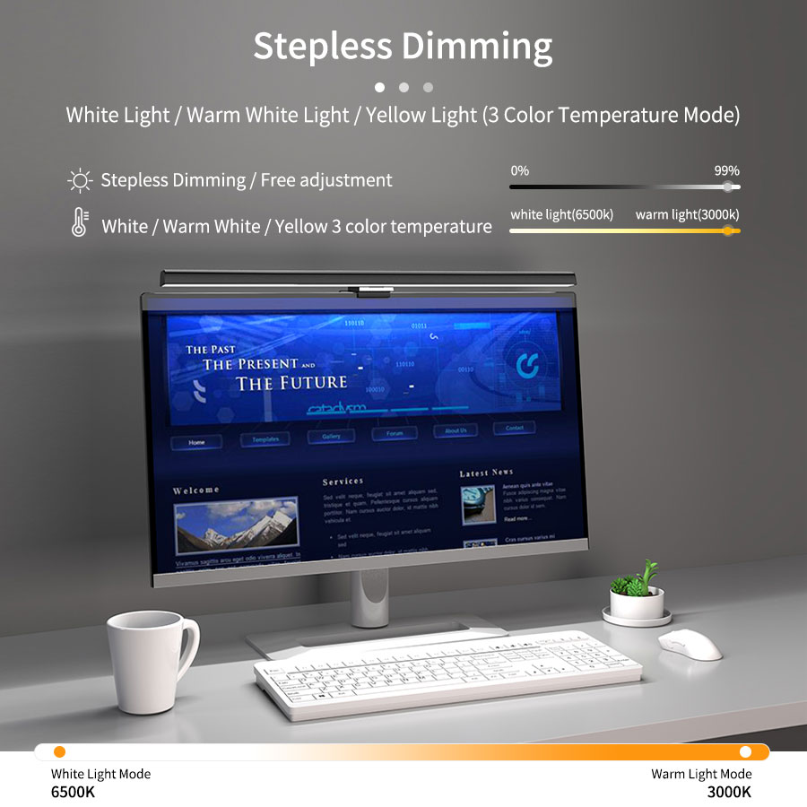 50cm Computer Monitor Light Ba – Desk Setup Modern recenzja i cena