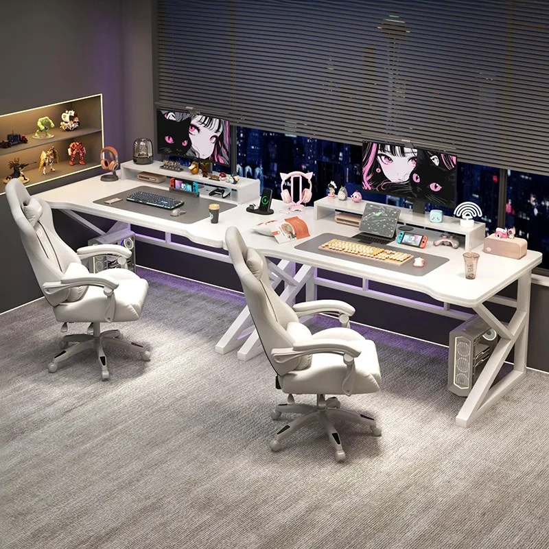 Dual Person Computer Desk Dual – Desk Setup Dorm recenzja i cena
