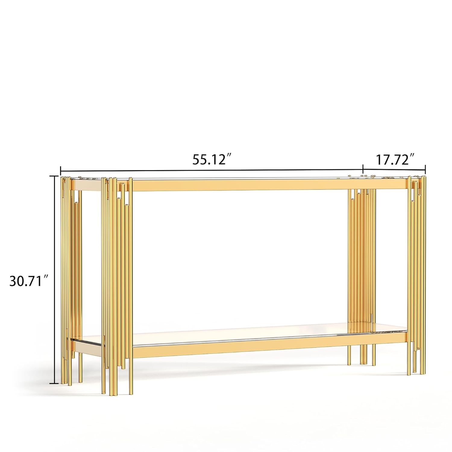 Glass Console Table, Modern En – Desk Setup Modern recenzja i cena