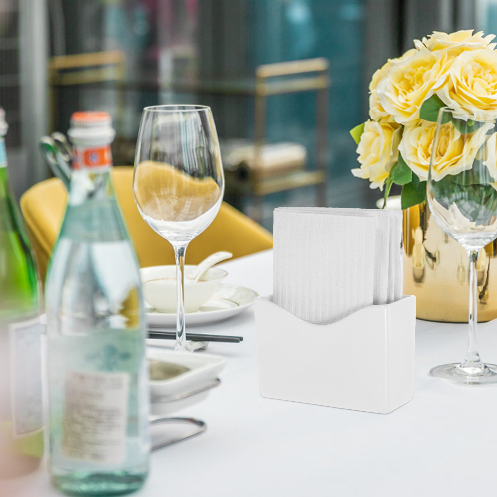 Ceramic Napkin Holder Modern S – Desk Setup Modern recenzja i cena