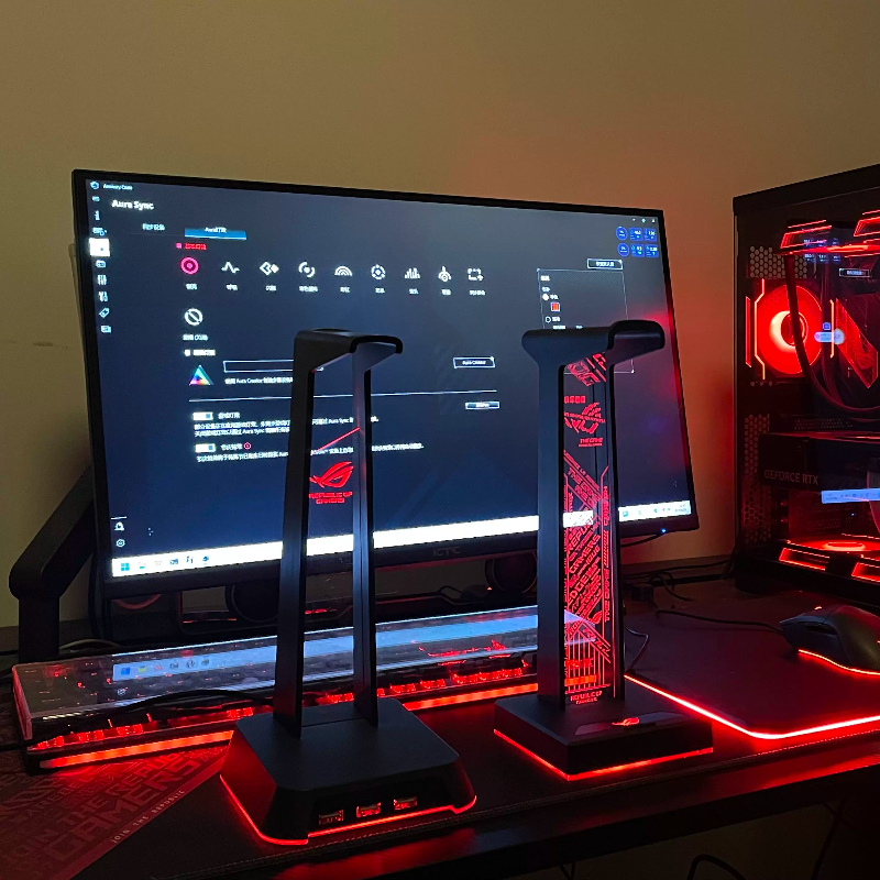 RGB Gaming Headphone Stand wit – Desk Setup Headphone Stand recenzja i cena