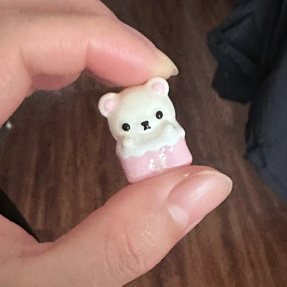 Kawaii Rilakkuma Keycaps Relax – Desk Setup Girly recenzja i cena