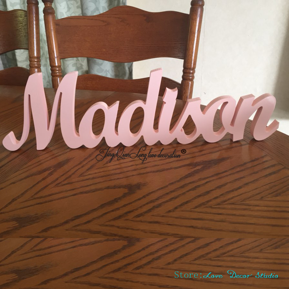 Laser Cut Names Wedding Signs, – Desk Setup Modern recenzja i cena