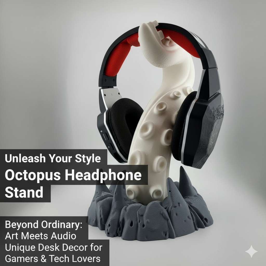 Cthulhu Octopus Tentacle Headp – Desk Setup Headphone Stand recenzja i cena