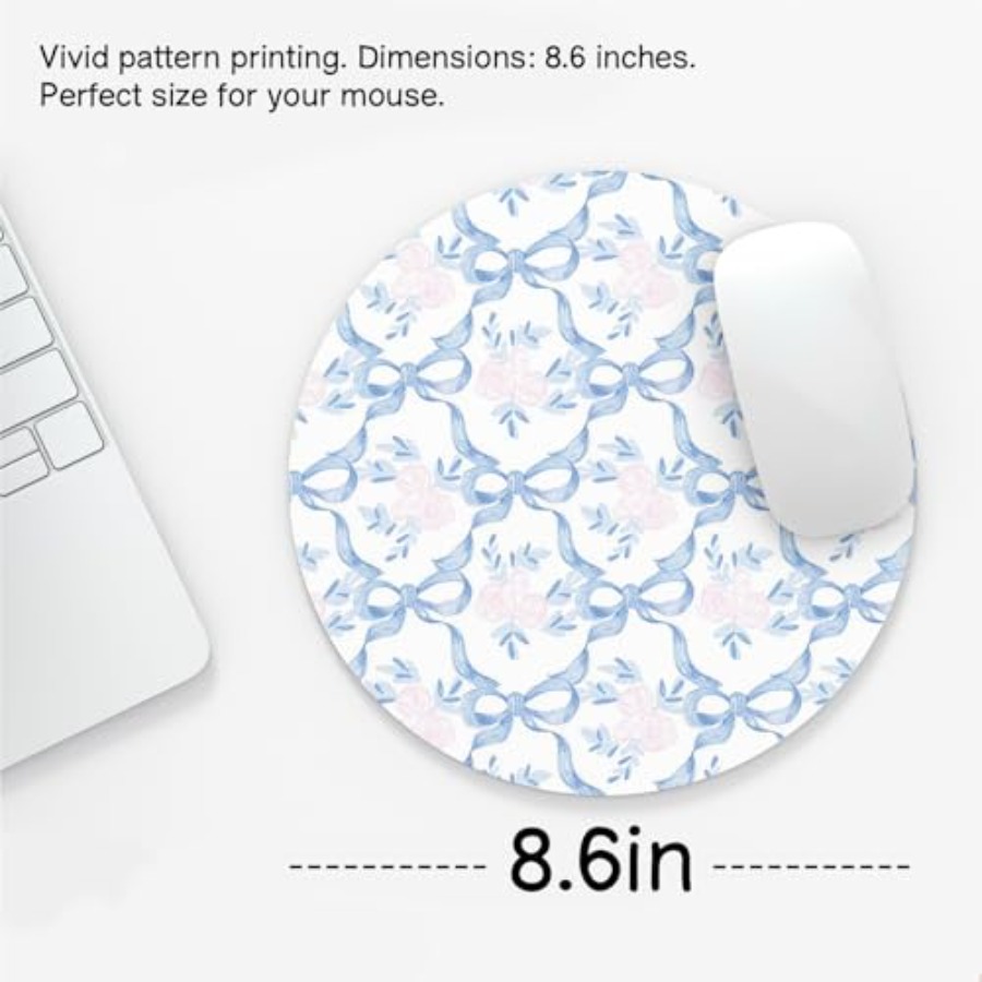 Light Blue Floral Mouse Pad, P – Desk Setup Dorm recenzja i cena