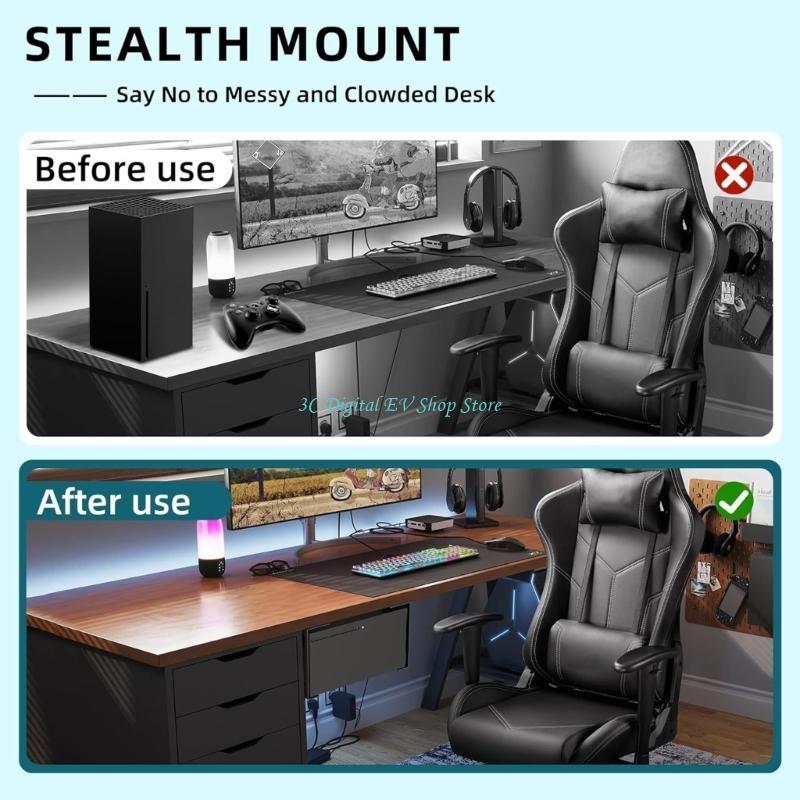 E74D Metal Under Desk Organize – Gaming Desk Setup Xbox recenzja i cena