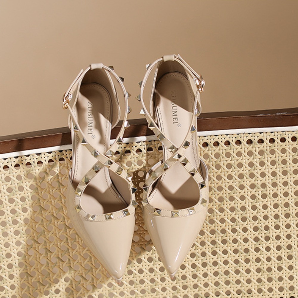 Heeled Sandals Sexy Rivet Poin – Desk Setup Modern recenzja i cena