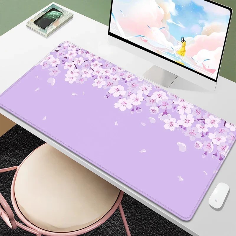 VIKAMA Cherry Blossom Large Mo – Desk Setup Girly recenzja i cena