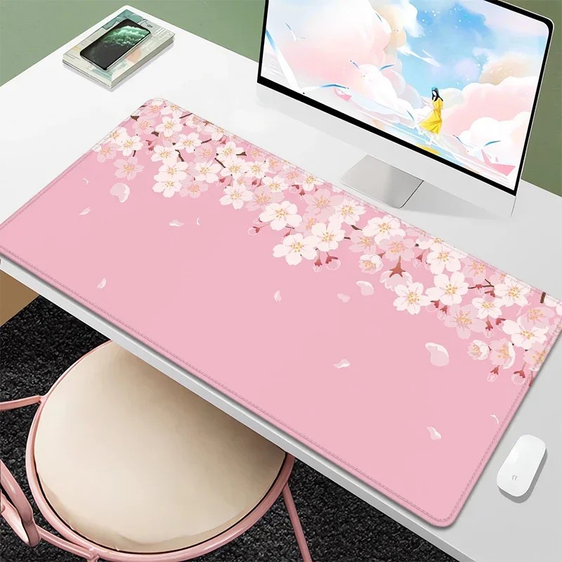 VIKAMA Cherry Blossom Large Mo – Desk Setup Girly recenzja i cena