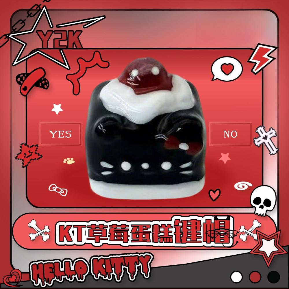 Y2K Kawaii Keycaps Hello Kitty – Desk Setup Girly recenzja i cena