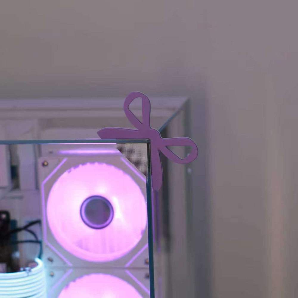 Monitor Decoration Bow Monitor – Desk Setup Girly recenzja i cena