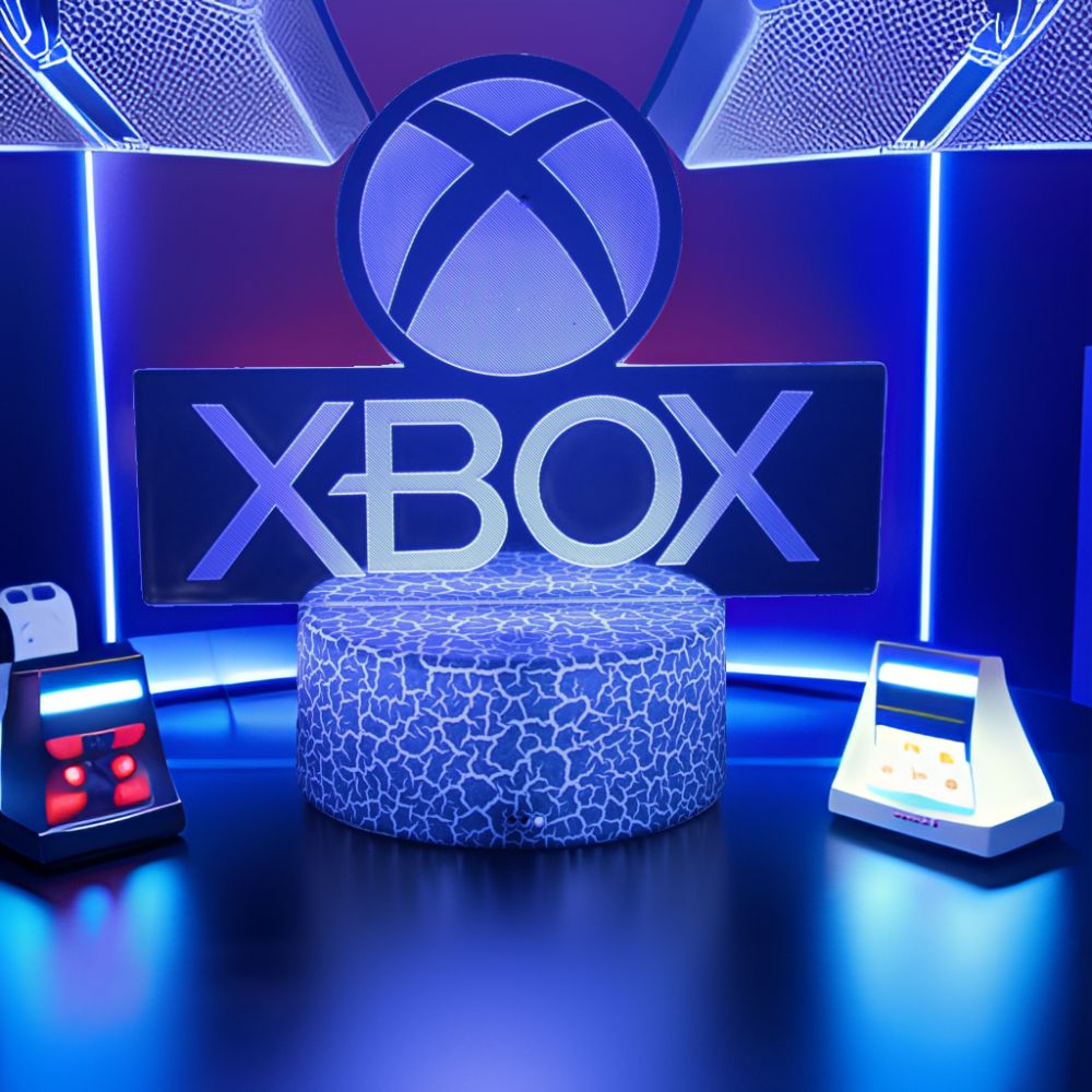 Gaming Lamp 3D Night Light For – Gaming Desk Setup Xbox recenzja i cena