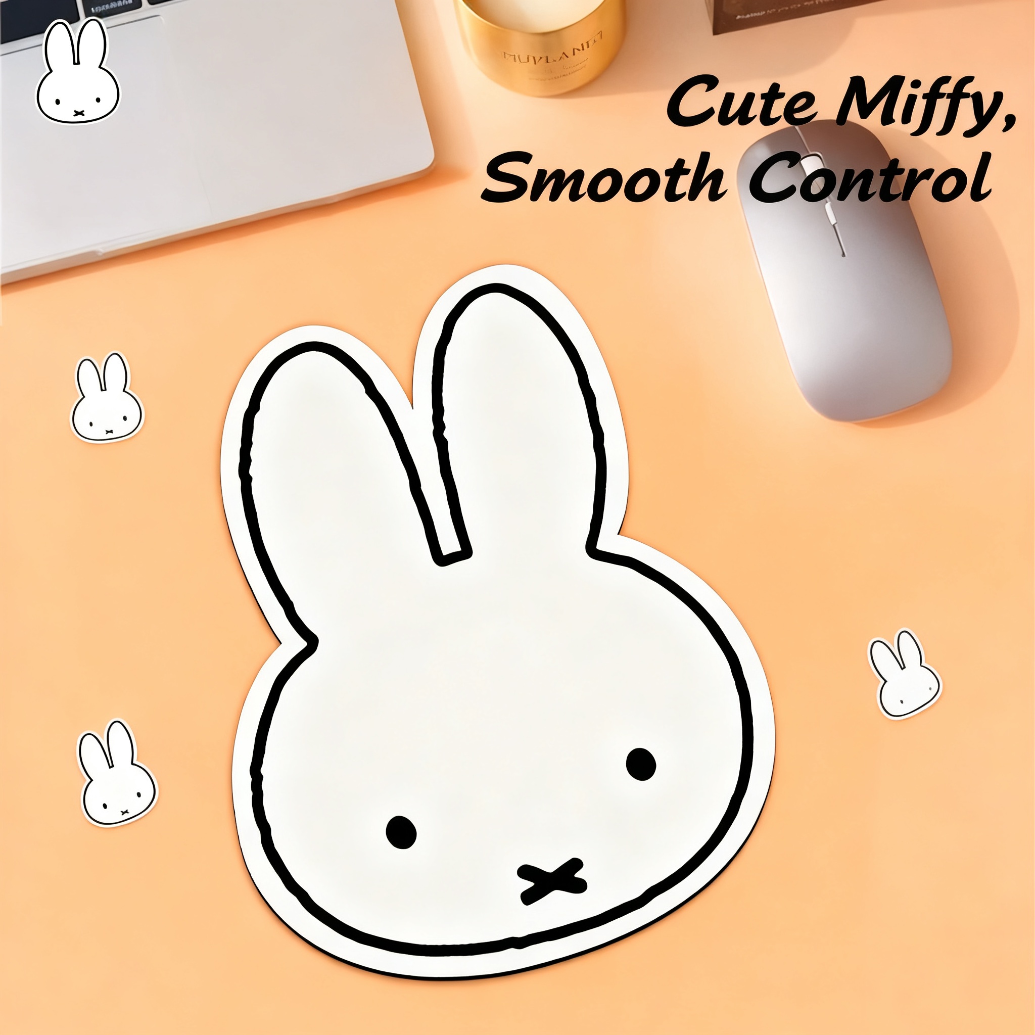 Cute Desk Mat Miffy Rabbit Car – Desk Setup Cute recenzja i cena