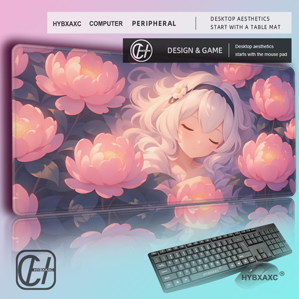 HYBXAXC Kawaii Pink Peony Drea – Desk Setup Dream recenzja i cena