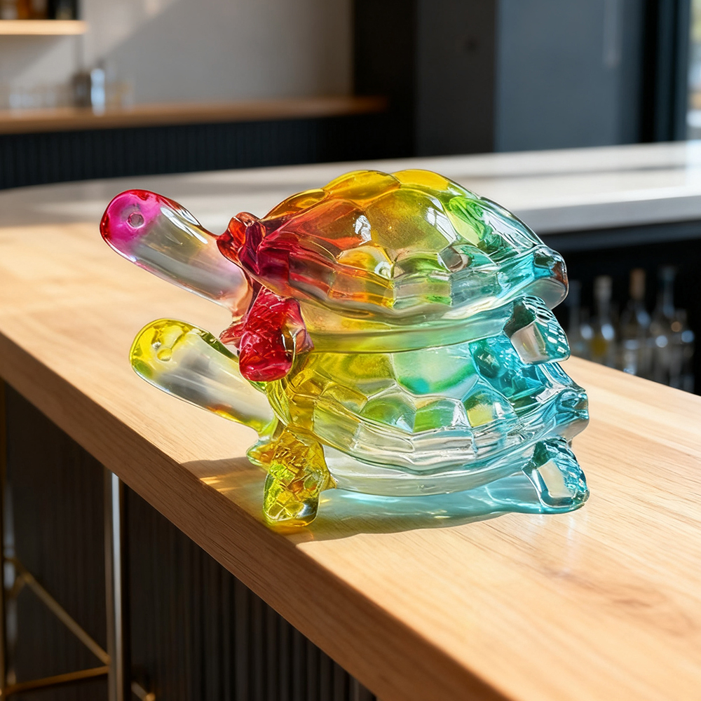 Mini Crystal Turtle Ornament T – Desk Setup Modern recenzja i cena