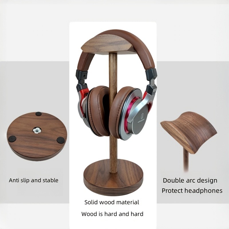 PGY Wooden Headphone Stand Erg – Desk Setup Headphone Stand recenzja i cena