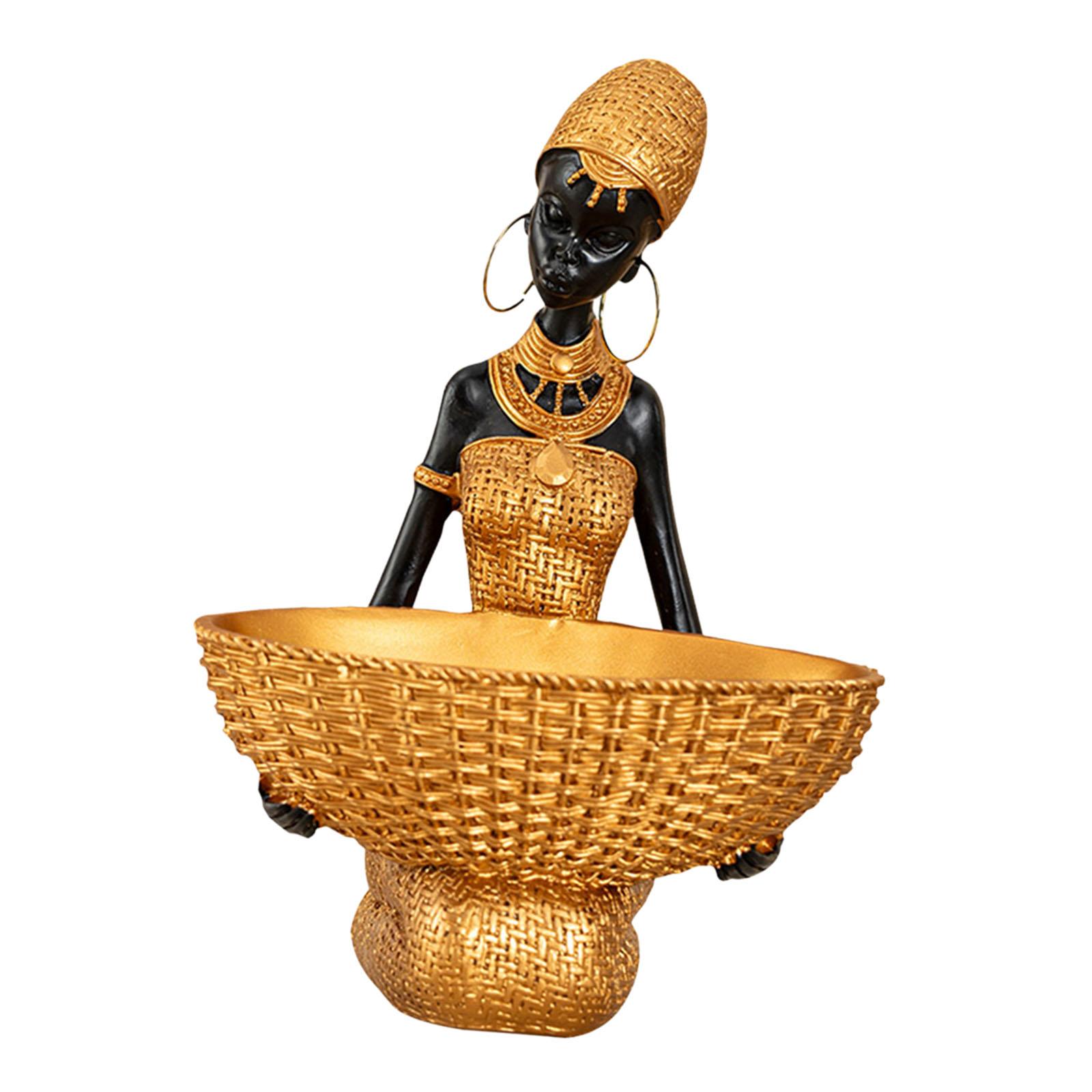 Luxury African Woman Statue Re – Desk Setup Modern recenzja i cena