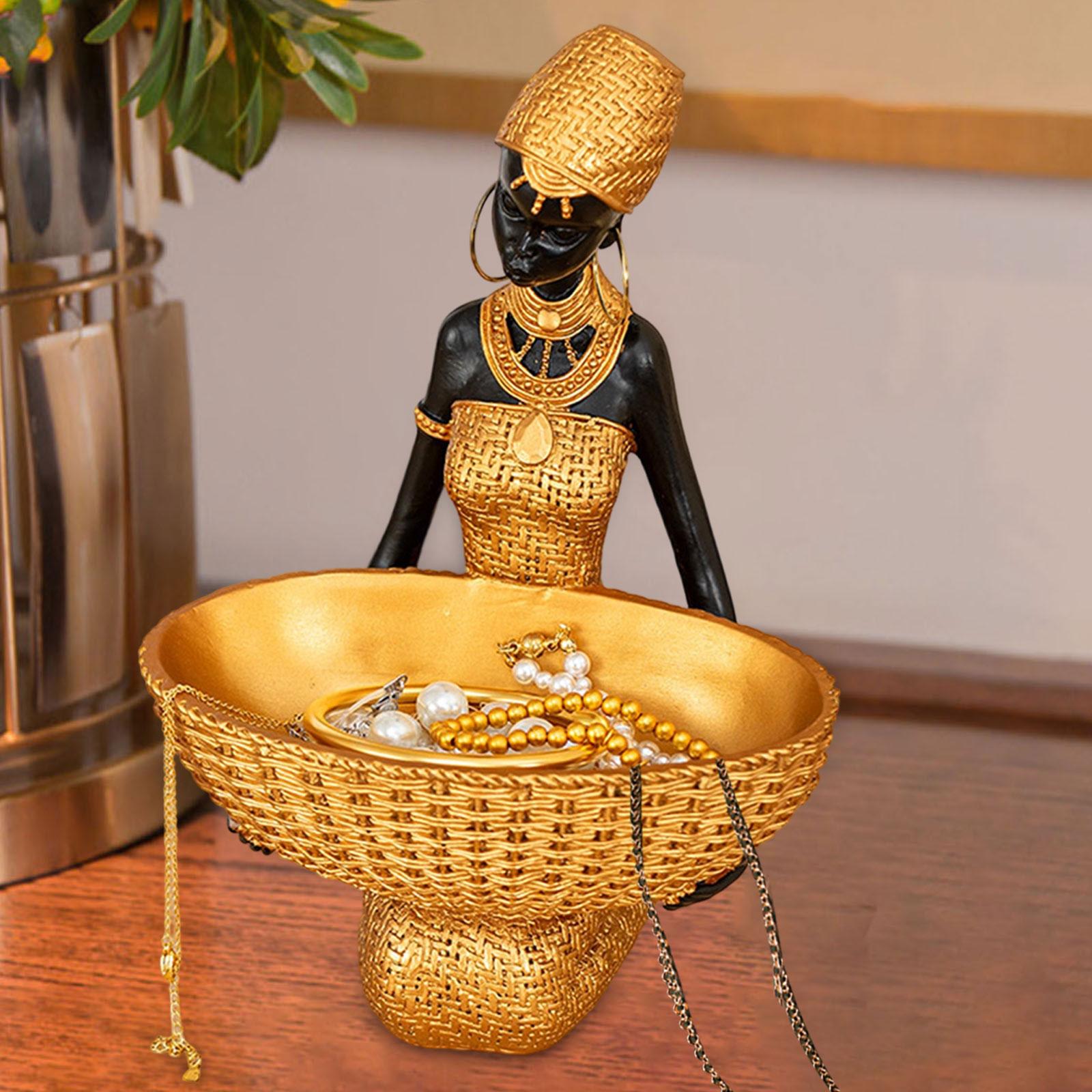Luxury African Woman Statue Re – Desk Setup Modern recenzja i cena