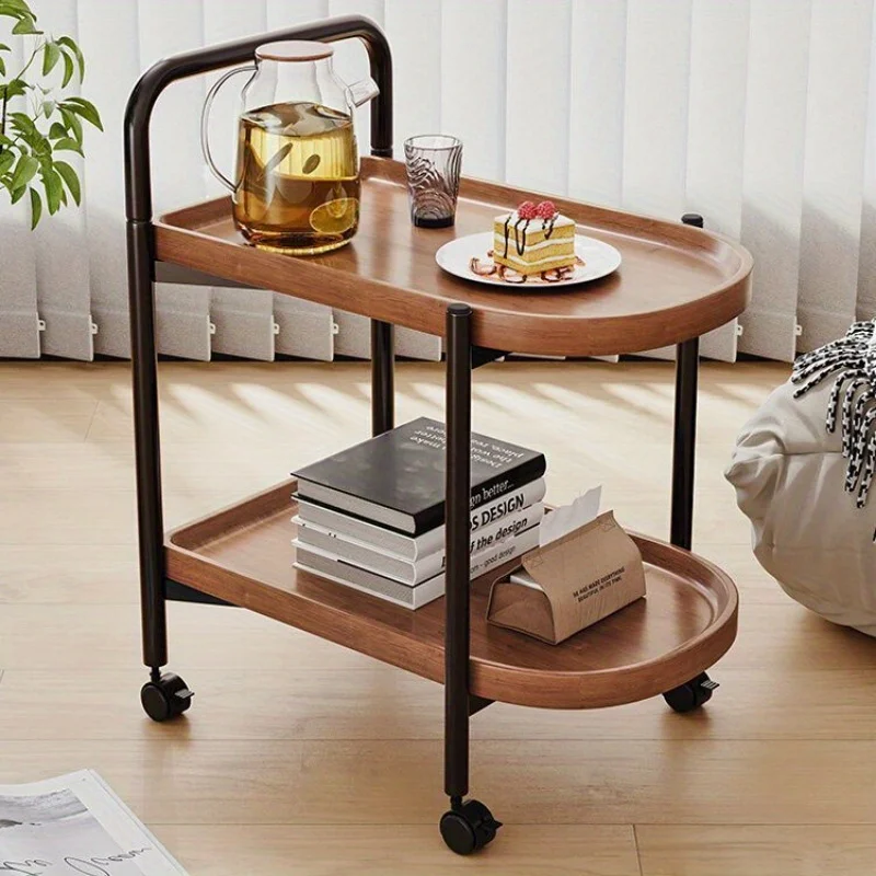 Nordic Style Rolling Side Tabl – Desk Setup Modern recenzja i cena