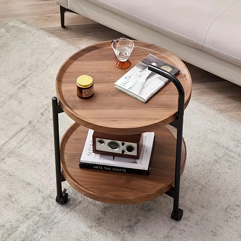 Nordic Style Rolling Side Tabl – Desk Setup Modern recenzja i cena