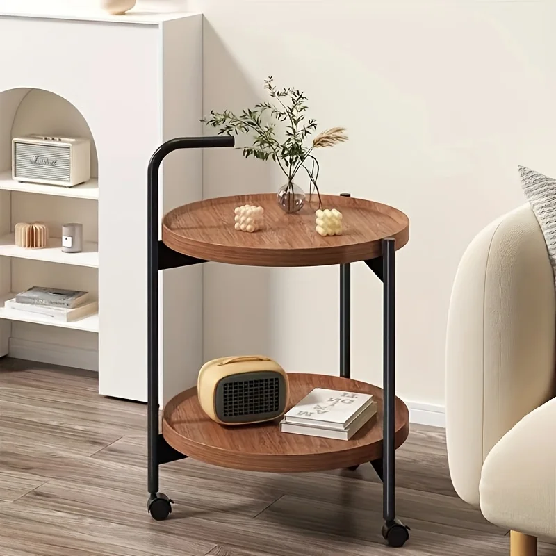 Nordic Style Rolling Side Tabl – Desk Setup Modern recenzja i cena