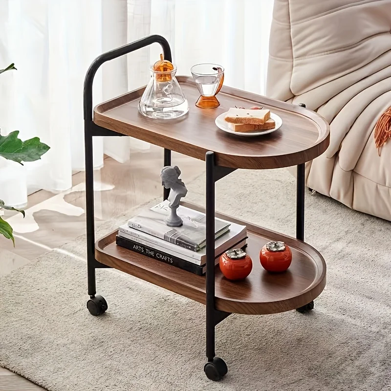 Nordic Style Rolling Side Tabl – Desk Setup Modern recenzja i cena