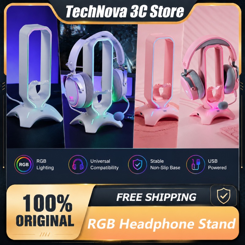Waizowl RGB Headphone Stand Ga – Desk Setup Headphone Stand recenzja i cena